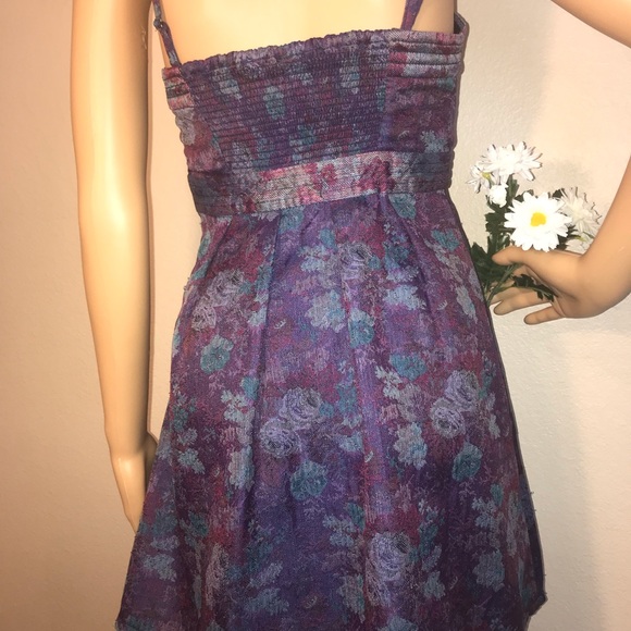 Free People Floral Tapestry Dress Elena Gilbert - Picture 9 of 16